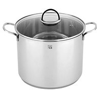 CS KOCHSYSTEME Stainless steel pot with lid 28 cm TRIER - Pot