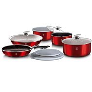 BERLINGERHAUS Set of dishes with removable handle 12 pcs Burgundy Metallic Line - Cookware Set