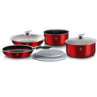 BERLINGERHAUS Set of dishes with removable handle 9 pcs Burgundy Metallic Line - Cookware Set