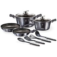 BERLINGERHAUS Set of dishes with marble surface Carbon PRO Line 10 pcs - Cookware Set