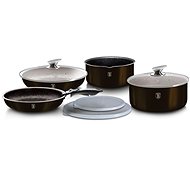 BERLINGERHAUS Set of dishes with removable handle 9 pcs Shiny Black Collection - Cookware Set