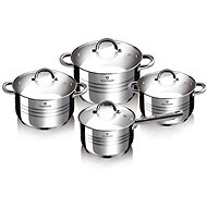 BLAUMANN Stainless steel cookware set 8 pcs Gourmet line BL-3115 - Cookware Set