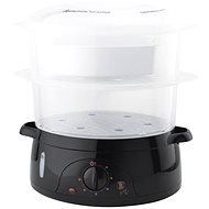BERLINGERHAUS Electric Steam Cooker Double Decker Black Rose Collection - Electric Steamer