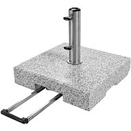 DOPPLER Umbrella stand Trolley, granite, 70 kg - Umbrella Stand