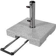 DOPPLER Umbrella stand Trolley, granite, 40 kg - Umbrella Stand