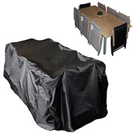 DOPPLER Protective cover for table 220 × 100 cm + 6-8 reclining chairs - Garden Furniture Cover