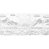 Dark Project Gaming Mousepad, Terra Nostra White, XL - Mouse Pad