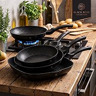 BerlingerHaus Black Rose Collection 3pcs set of pans - Cookware Set