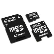 OCZ Micro Secure Digital 1GB, with SD and Mini SD Adapter - Memory Card