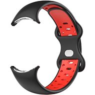 Drakero Silicone performance for Google Pixel Watch black-red, size L - Watch Strap