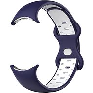 Drakero Silikonový řemínek performance pro Google Pixel Watch modro-bílý  - Watch Strap
