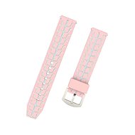 Drakero Silicone RibFlex for 22mm Quick Release pink-green - Watch Strap