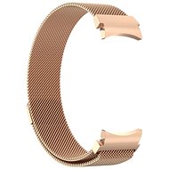 Drakero Milanese tension for Samsung Galaxy Watch 4, 5, 6, 7 (44/45/46 mm) gold-pink - Watch Strap