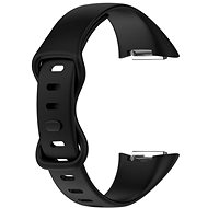 Drakero Silikonový pásek pro Fitbit Charge 5 černý - Watch Strap