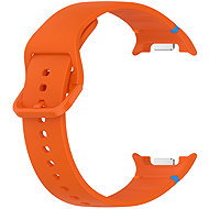 Drakero Silicone WAVY orange for Samsung Galaxy Watch 8 - Watch Strap
