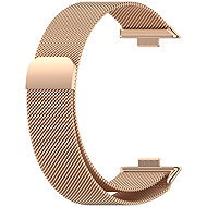 Drakero Milanese stroke gold and pink for Huawei Watch Fit 3, 4 and 4 Pro - Watch Strap