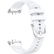 Drakero Silicone for Samsung Galaxy Fit 3 white - Watch Strap
