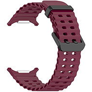 Drakero Silicone performance burgundy for Samsung Galaxy Watch Ultra - Watch Strap