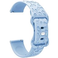 Drakero Silicone Sculpty for 18mm Quick Release Light Blue - Watch Strap
