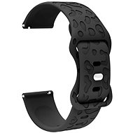 Drakero Silicone Sculpty for 18mm Quick Release Black - Watch Strap