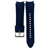 Drakero Silicone 20 mm for Samsung Galaxy Watch 4 dark blue - Watch Strap