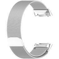 Drakero Milanese tension for Fitbit Charge 5 silver, sized. L - Watch Strap