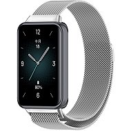 Drakero Milanese stroke for Honor Band 9 silver - Watch Strap