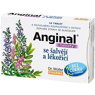 Dr.Müller Anginal® Tablets with Sage and Liquorice, 16 Tablets - Herbal Lozenges