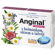 Dr.Müller Anginal® Tablets with Camomile, Mallow and Sage, 16 Tablets - Herbal Lozenges
