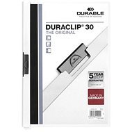 DURABLE Duraclip A4, 30 listov, biele - Dosky na dokumenty