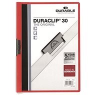 DURABLE Duraclip A4, 30 sheets, red - Document Folders