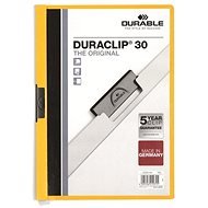 Durable Duraclip A4, 30 lap, sárga - Iratrendező mappa