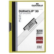 Durable Duraclip A4, 30 lap, zöld - Iratrendező mappa