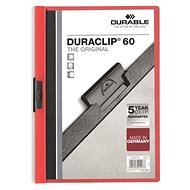 DURABLE Duraclip A4, 60 sheets, red - Document Folders