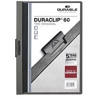 Durable Duraclip A4, 60 lap, antracit - Műanyag mappa