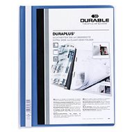 DURABLE A4, plastic, with pocket, blue - Document Folders