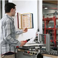DURABLE VARIO® Display System Wall 10, including 10 pockets, multifunctional, A4, grey - Wall-Mounted Bracket