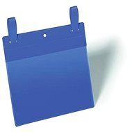DURABLE hanging pouch with straps, blue - 50 pcs pack - Tag