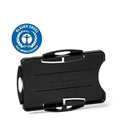 DURABLE case for 2 ID cards, 9.2 x 7 cm, black - pack of 10 - Tag