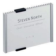 DURABLE INFO SIGN information label, silver - Small Frame