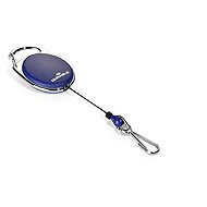 DURABLE Style Name badge holder, dark blue, extendable - Retractable Key Chain