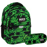 Derform BackUP Slinker Pixel Game 2-in-1 School Set – Backpack and Pencil Case - School Set