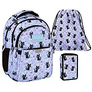 Derform BackUP Magic Cats School Set 3-in-1 – Backpack, Filled Pencil Case and Drawstring Bag - School Set