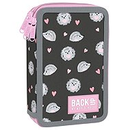 DERFORM BackUP 3-Compartment Pencil Case with Accessories – Sweet Hedgehogs - Pencil Case