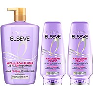 L'ORÉAL PARIS Hyaluron Plump 72H 1000 ml + 2x Balm 300 ml - Haircare Set