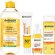 GARNIER Vitamin C essence 120 ml + Cleansing Water 400 ml + Serum 30 ml + UV fluid SPF 50+ 40 ml - Cosmetic Gift Set