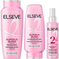 L'ORÉAL PARIS Elseve Glycolic Gloss Shampoo 250 ml + Hair Balm 200 ml + Serum 150 ml - Haircare Set