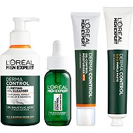 L'Oréal Paris Men Derma Control 260 ml + Anti-Blemish 30 ml + SPF30 40 ml + Pimple Paste 45 ml - Cosmetic Gift Set
