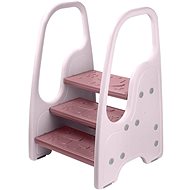 Tuktuk Children's plastic steps pink - Stepper