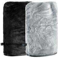 GloryStyles Exfoliating gloves 2 pcs - black/grey - Makeup Remover Pads